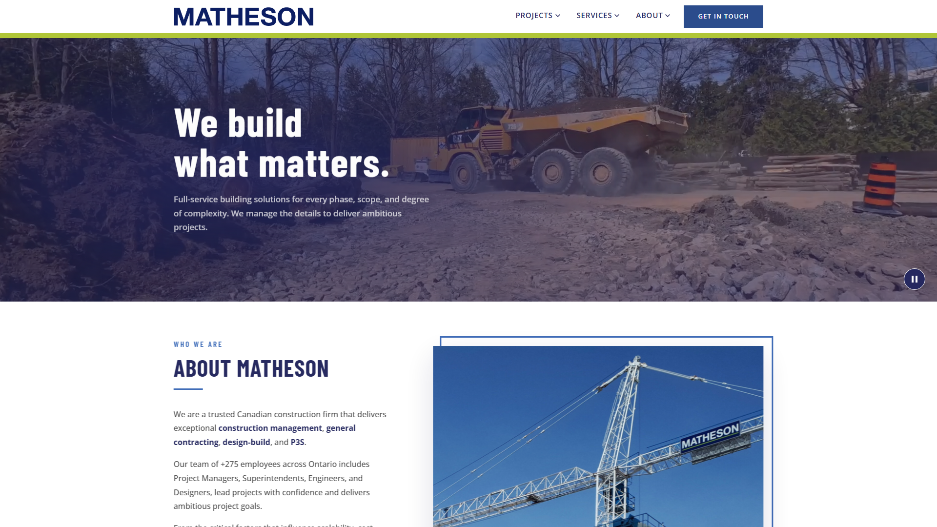 Matheson Constructors