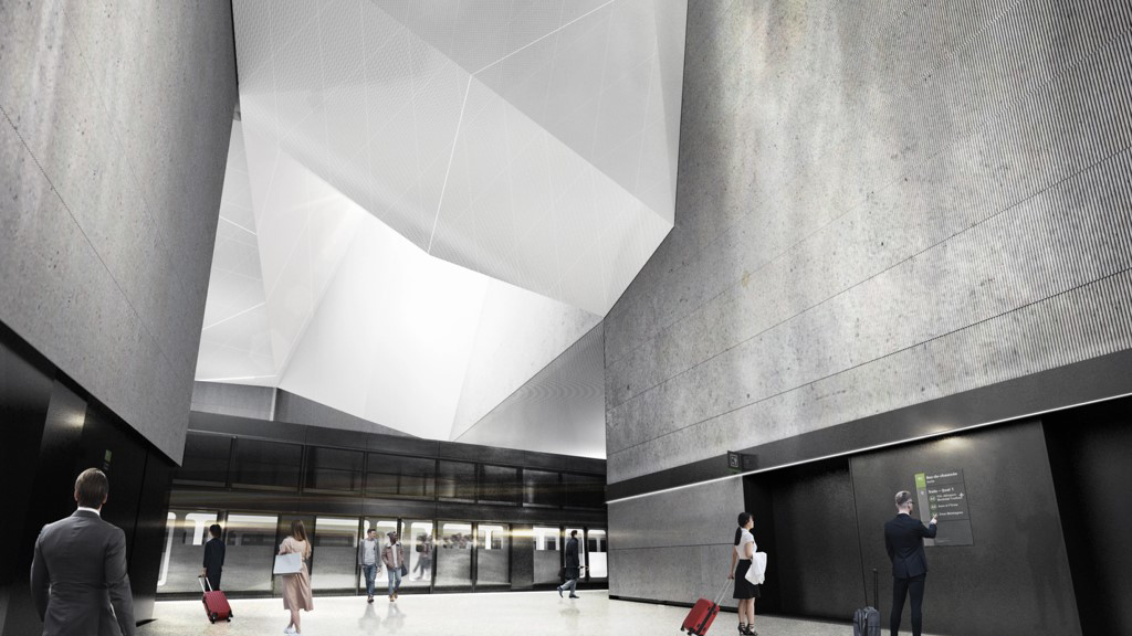Montreal's Trudeau International Airport to Feature Striking Iceberg Design for New REM Station