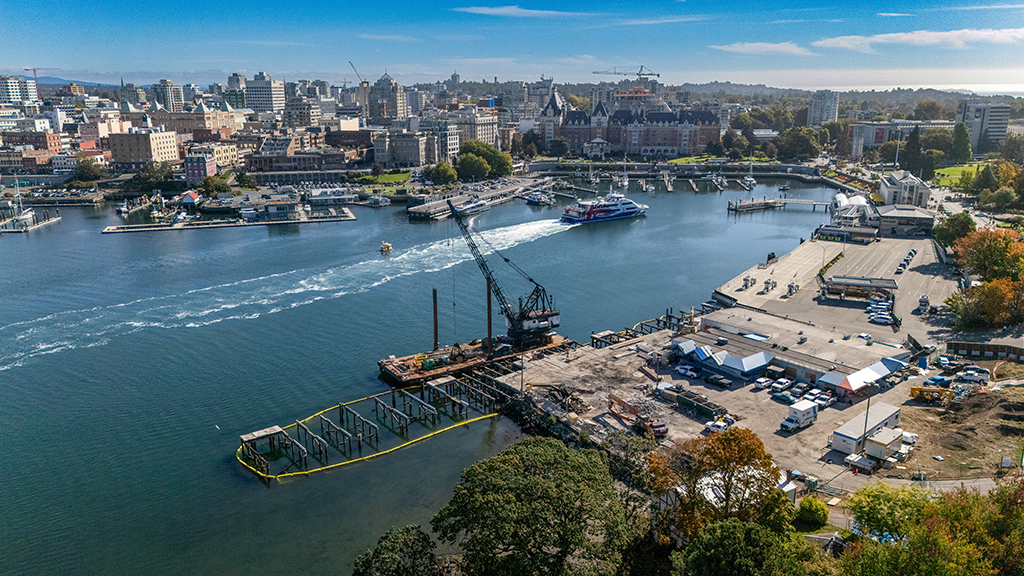 Victoria's Belleville Terminal Redevelopment Project Progresses as Phase Two Nears Completion