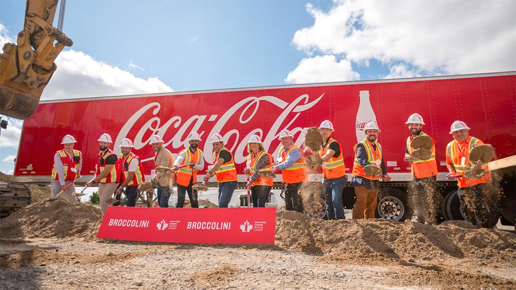 Coke Canada Bottling and Broccolini Commence Major Expansion at Brampton Facility