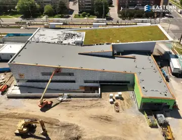 Construction Progress at Toronto Police Service 41 Division Indicates Shift Towards Net-Zero Emissions