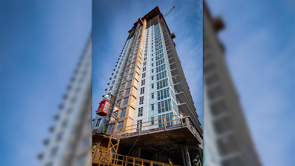 Walker House in North Delta Reaches Structural Completion