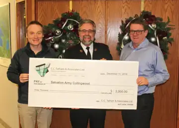 CCTA Contributes $8,250 to Salvation Army Across Multiple Locations