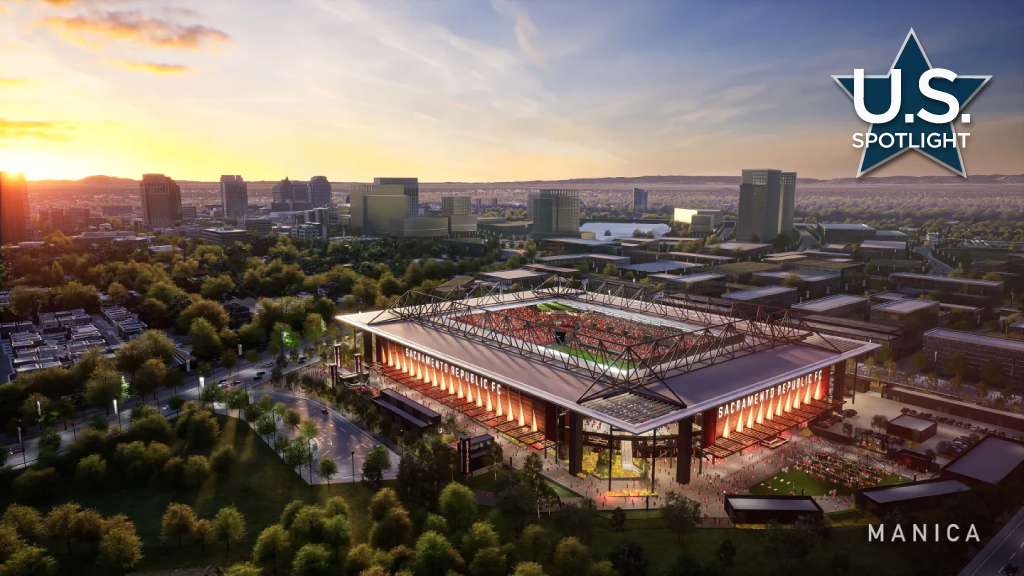 Construction Begins on Republic Stadium in Sacramento's Railyards District