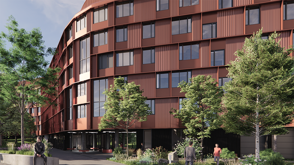 University of Toronto Mississauga's New Residence Under Construction with Sustainable Design Focus