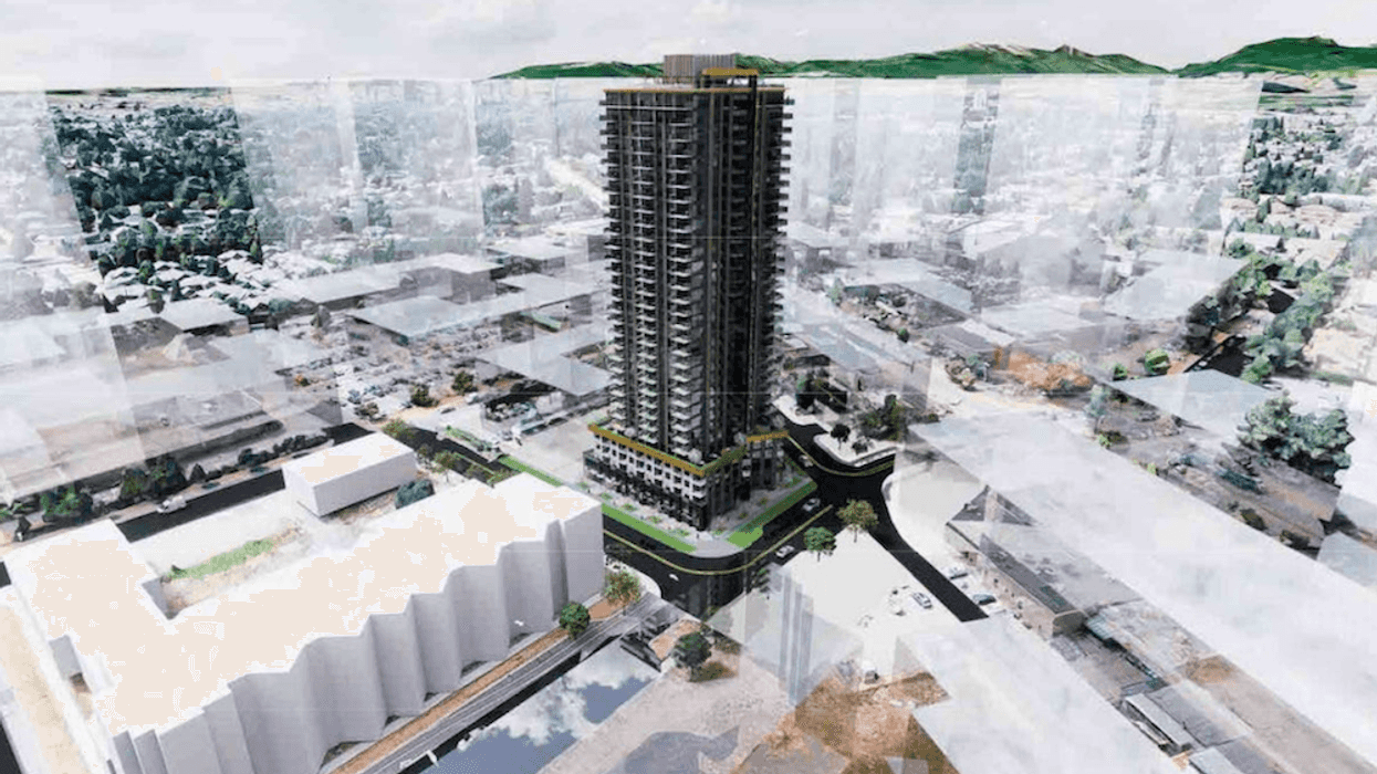 Surrey City Council Advances Rezoning Application for Mixed-Use Tower Near Future SkyTrain Station