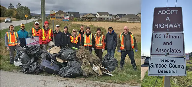 CCTA Collingwood Staff Participate in Community Clean-Up Effort