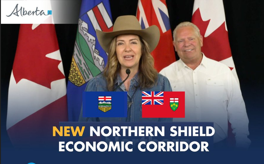 Premiers Smith and Ford Announce Proposed West-East Oil Pipeline Route